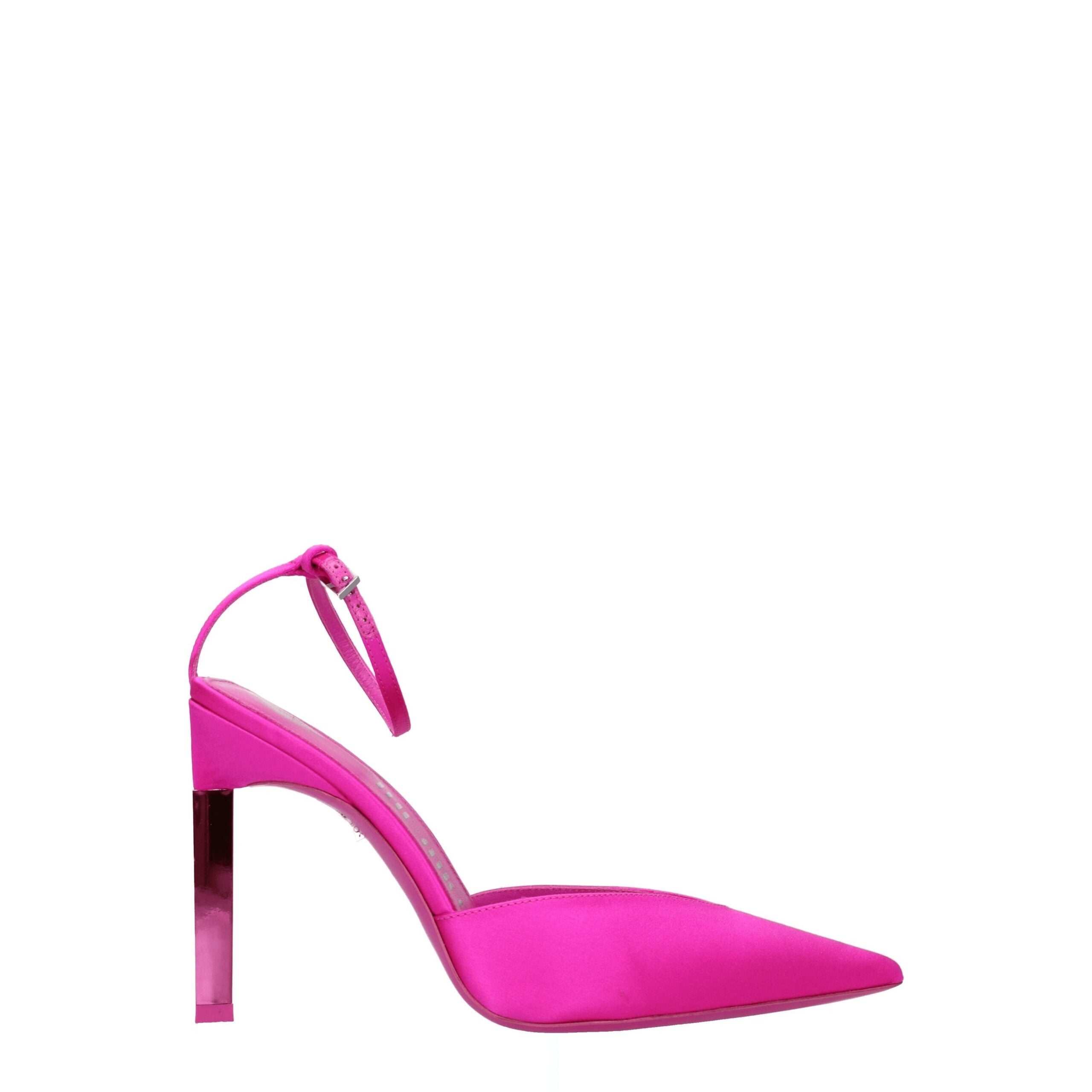 The Attico Pink Satin Sandal